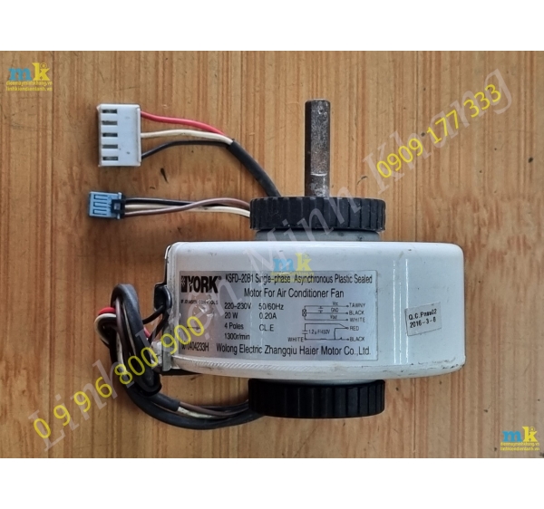 ( SP1681 ) Quạt Dàn Lạnh AC220V Điều Hòa Sanyo Aqua